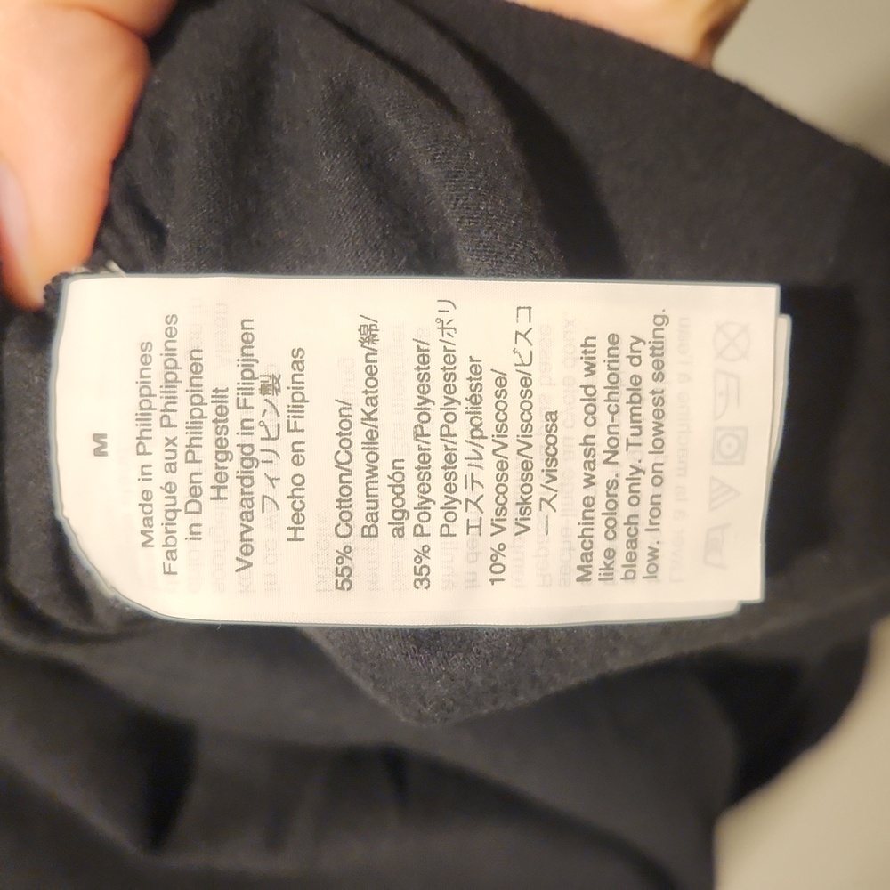 MADEWELL  Knot-Back short sleeve Tee Black sz medium - Picture 3 of 5